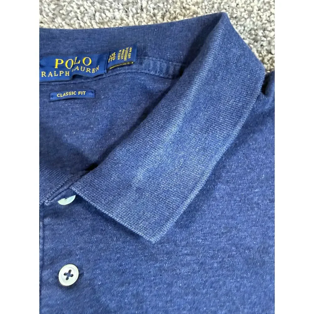 Polo Ralph Lauren Classic Fit Polo Shirt Men XXL Short Sleeve Big Pony